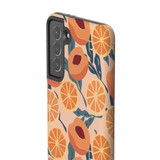 Orange And Peach Pattern Samsung Tough Case By Artists Collection