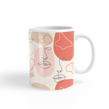 One Line Pattern Coffee Mug By Artists Collection