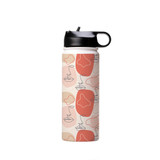 One Line Pattern Water Bottle By Artists Collection