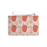 One Line Pattern Clutch Bag By Artists Collection