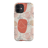 One Line Pattern iPhone Tough Case By Artists Collection