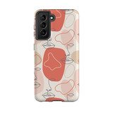 One Line Pattern Samsung Tough Case By Artists Collection