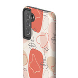 One Line Pattern Samsung Tough Case By Artists Collection