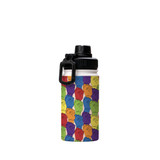No Racism Pattern Water Bottle By Artists Collection