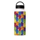 No Racism Pattern Water Bottle By Artists Collection