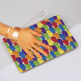 No Racism Pattern Clutch Bag By Artists Collection