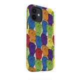 No Racism Pattern iPhone Tough Case By Artists Collection