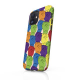 No Racism Pattern iPhone Tough Case By Artists Collection