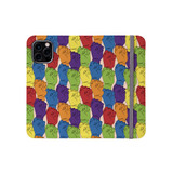 No Racism Pattern iPhone Folio Case By Artists Collection