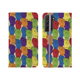 No Racism Pattern Samsung Folio Case By Artists Collection