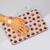 Mystical Pattern Clutch Bag By Artists Collection
