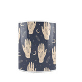 Mystical Hand Pattern Coffee Mug By Artists Collection