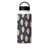 Mystical Hand Pattern Water Bottle By Artists Collection
