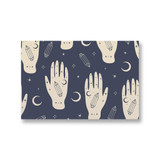 Mystical Hand Pattern Canvas Print By Artists Collection