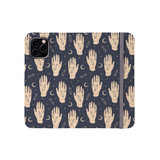 Mystical Hand Pattern iPhone Folio Case By Artists Collection