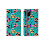 Neon Music Pattern iPhone Folio Case By Artists Collection