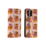 Modern Tropical Palm Leaf Pattern iPhone Folio Case By Artists Collection