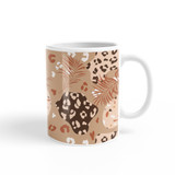 Modern Tropical Leopard Pattern Coffee Mug By Artists Collection