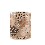Modern Tropical Leopard Pattern Coffee Mug By Artists Collection