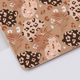 Modern Tropical Leopard Pattern Clutch Bag By Artists Collection