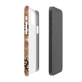 Modern Tropical Leopard Pattern iPhone Snap Case By Artists Collection