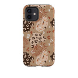 Modern Tropical Leopard Pattern iPhone Tough Case By Artists Collection