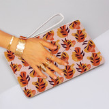 Modern Floral Pattern Clutch Bag By Artists Collection