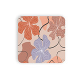 Hand Drawn Abstract Flowers Coaster Set By Artists Collection