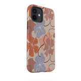Hand Drawn Abstract Flowers iPhone Tough Case By Artists Collection