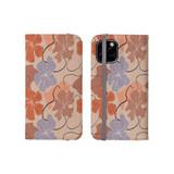 Hand Drawn Abstract Flowers iPhone Folio Case By Artists Collection