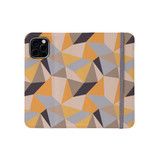 Geometric Large Shapes Pattern iPhone Folio Case By Artists Collection