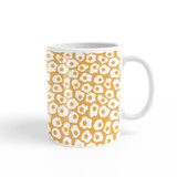 Fried Eggs Pattern Coffee Mug By Artists Collection