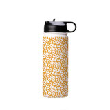 Fried Eggs Pattern Water Bottle By Artists Collection