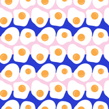 Fried Egg Pattern Design By Artists Collection