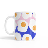 Fried Egg Pattern Coffee Mug By Artists Collection