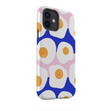 Fried Egg Pattern iPhone Tough Case By Artists Collection