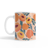 Fresh Peach Pattern Coffee Mug By Artists Collection