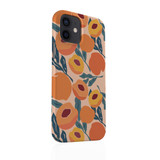 Fresh Peach Pattern iPhone Snap Case By Artists Collection