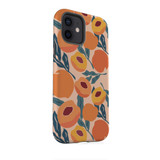 Fresh Peach Pattern iPhone Tough Case By Artists Collection