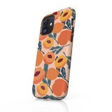 Fresh Peach Pattern iPhone Tough Case By Artists Collection