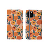 Fresh Peach Pattern iPhone Folio Case By Artists Collection