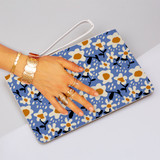 Fresh Flowers Pattern Clutch Bag By Artists Collection