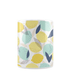 Fresh Lemons Pattern Coffee Mug By Artists Collection