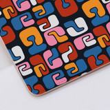 Forms Pattern Clutch Bag By Artists Collection