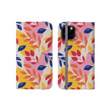 Forest Plants Pattern iPhone Folio Case By Artists Collection