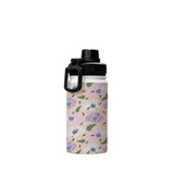Flowers With Bees Pattern Water Bottle By Artists Collection