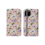 Flowers With Bees Pattern iPhone Folio Case By Artists Collection