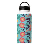 Flower Background Water Bottle By Artists Collection