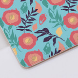 Flower Background Clutch Bag By Artists Collection