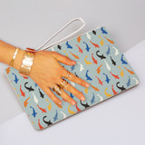 Fish Pattern Clutch Bag By Artists Collection